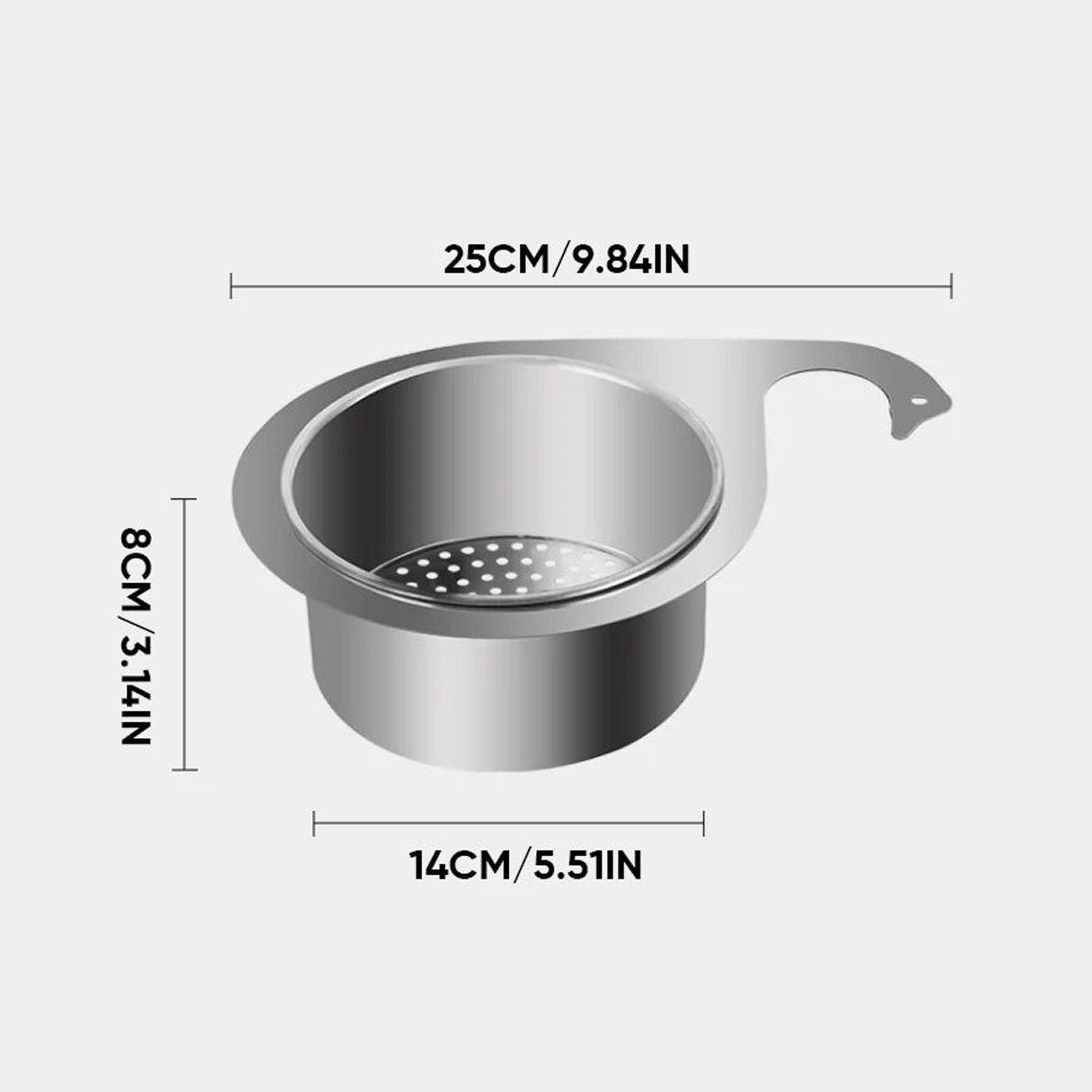 Stainless Steel Swan Sink Strainer Basket (2024 NEW💥)