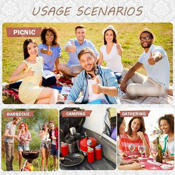 đ„Easy Can Opener Soda Beer Can Opener & Beverage Can Cover Protector