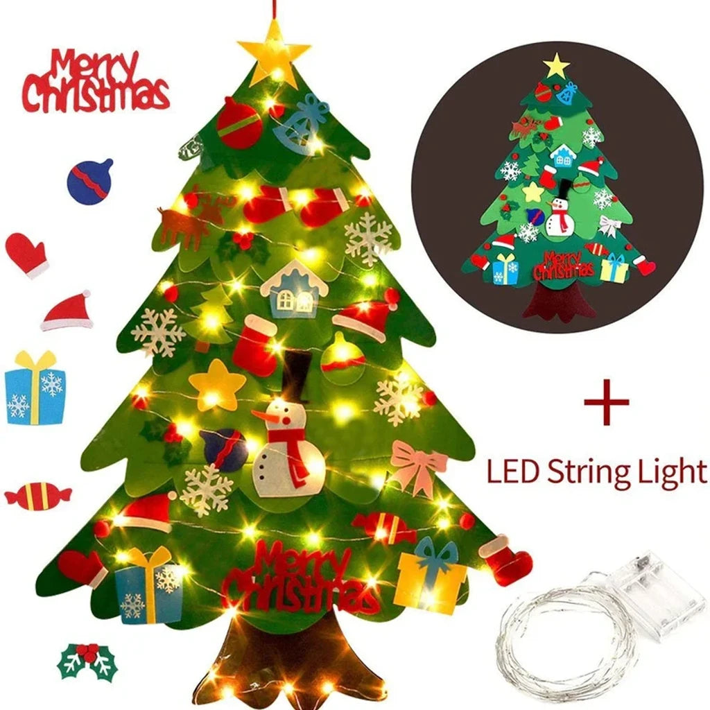 đChristmas Promotion 49% OFFđDIY Felt Christmas Tree Set