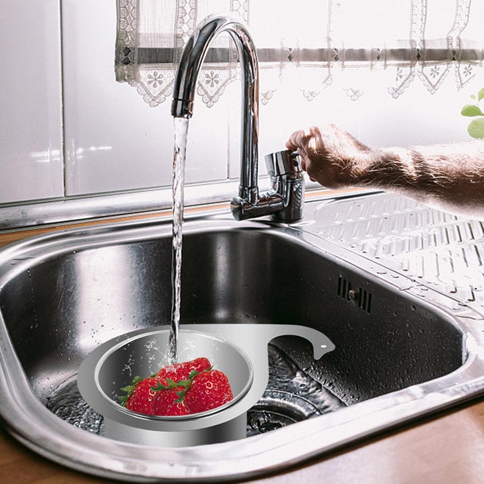 Stainless Steel Swan Sink Strainer Basket (2024 NEW💥)