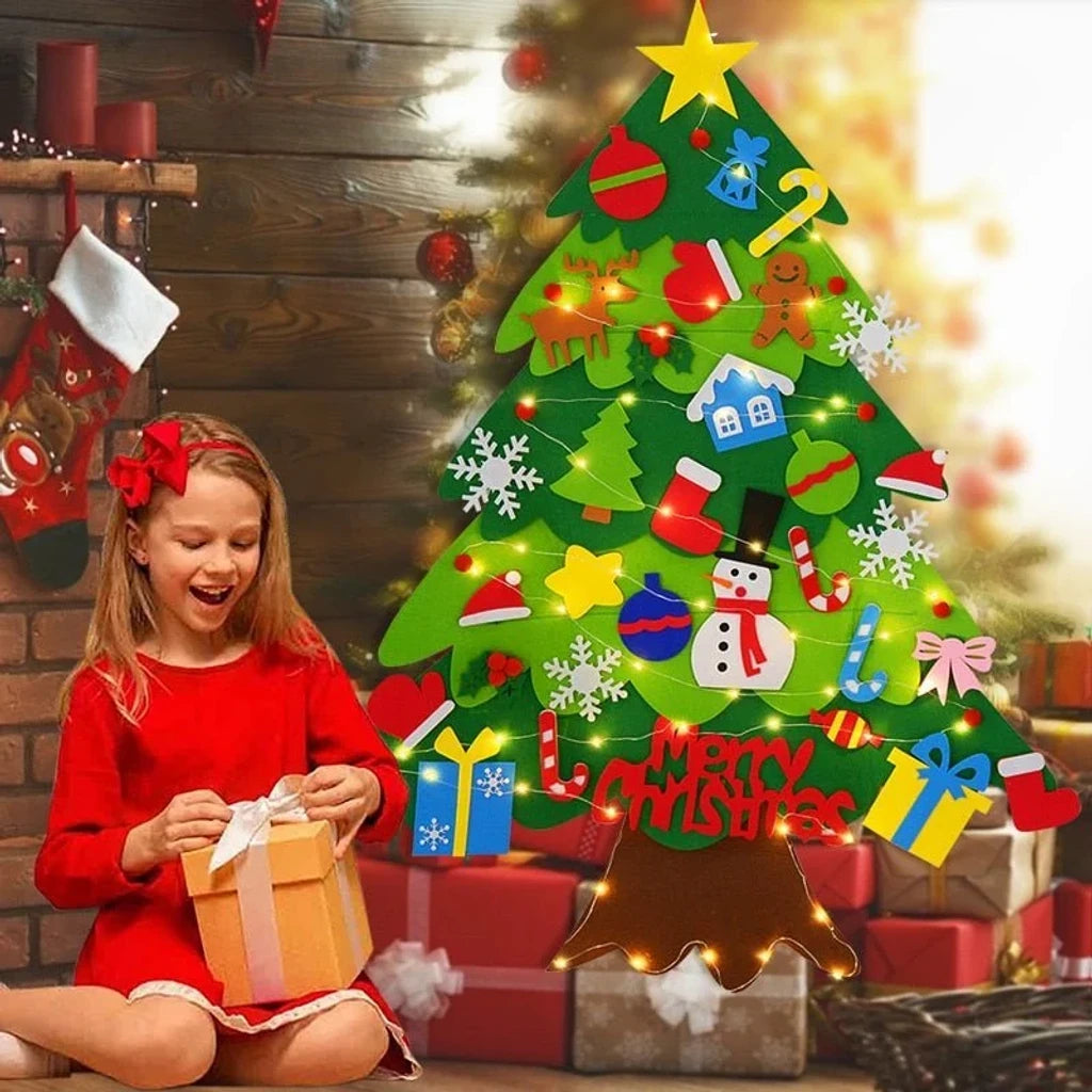 đChristmas Promotion 49% OFFđDIY Felt Christmas Tree Set