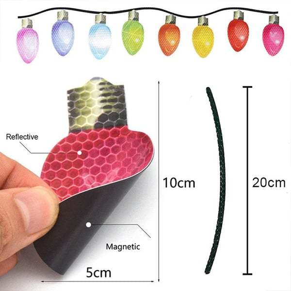 đ„Christmas pre-sale 50% OFFđ„Reflective Light Bulb Magnet Decorations