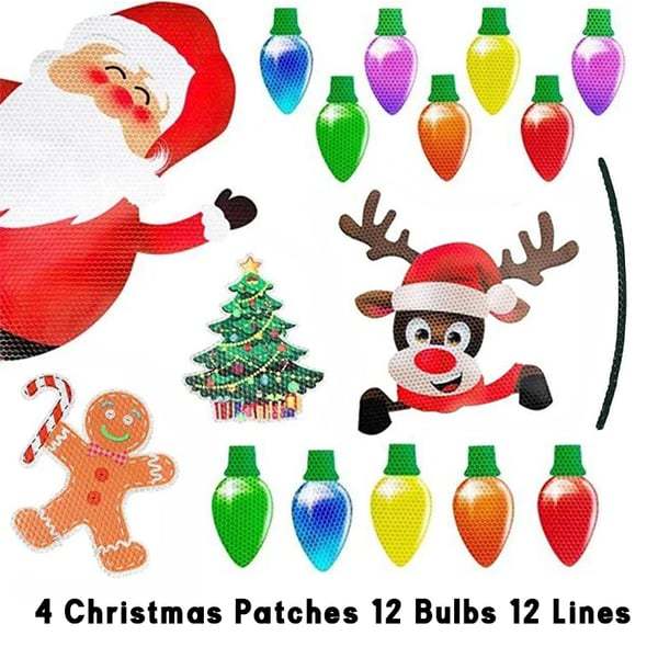 đ„Christmas pre-sale 50% OFFđ„Reflective Light Bulb Magnet Decorations