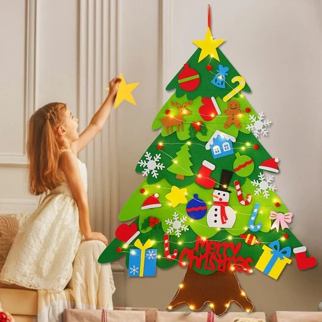 đChristmas Promotion 49% OFFđDIY Felt Christmas Tree Set