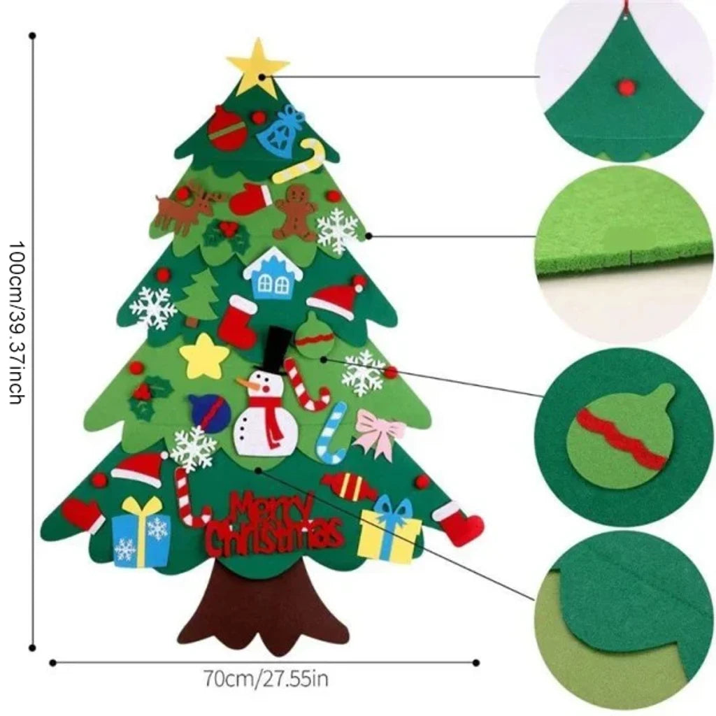 đChristmas Promotion 49% OFFđDIY Felt Christmas Tree Set