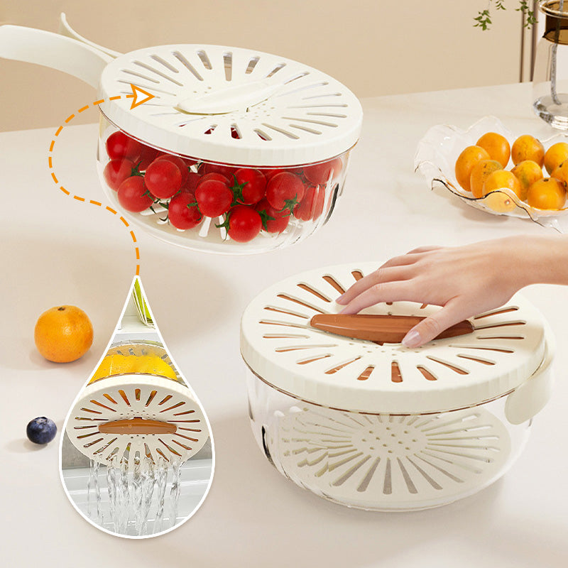 🔥HOT SALE🔥Multipurpose Draining Basket with Lid 2024 NEW 💥