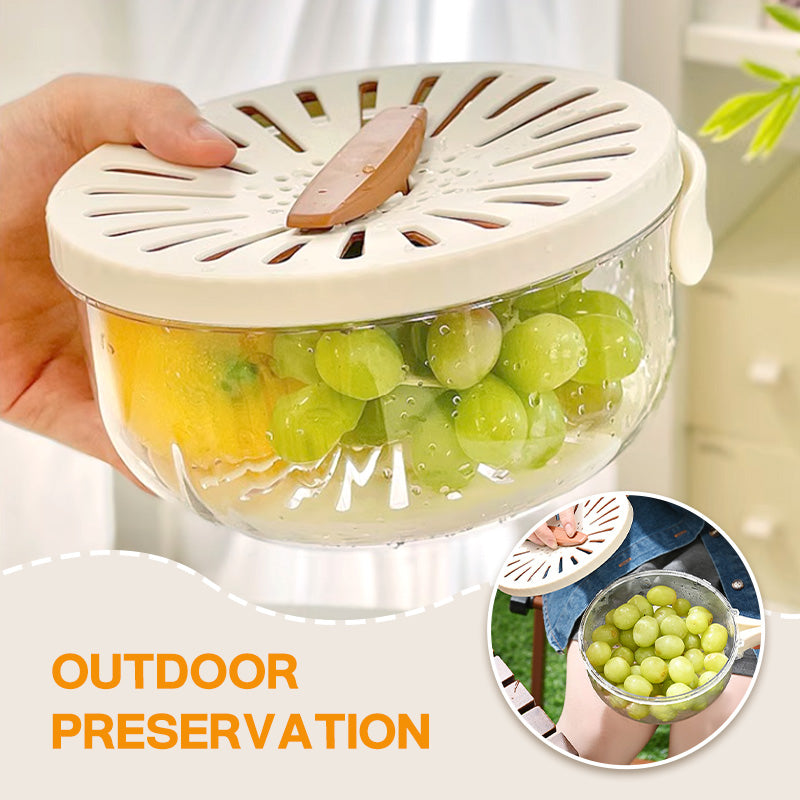 🔥HOT SALE🔥Multipurpose Draining Basket with Lid 2024 NEW 💥