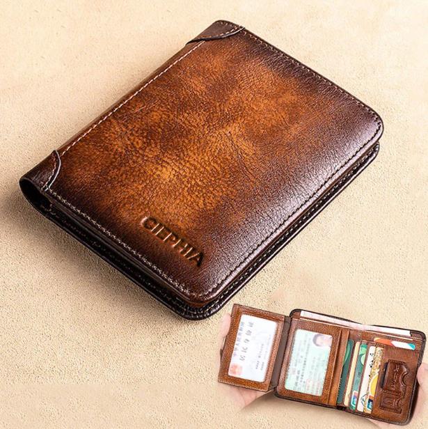 🔥 Last Day 49% OFF 💰Multi-functional RFID Blocking Waterproof Durable Genuine Leather Wallet🎁