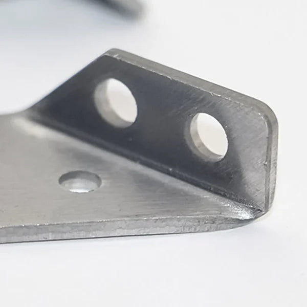 Triangular support made of stainless steel