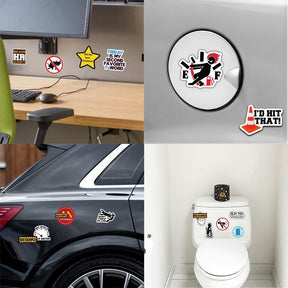 150 PCS Funny Stickers Pack  For Suitable  Any Smooth Surface