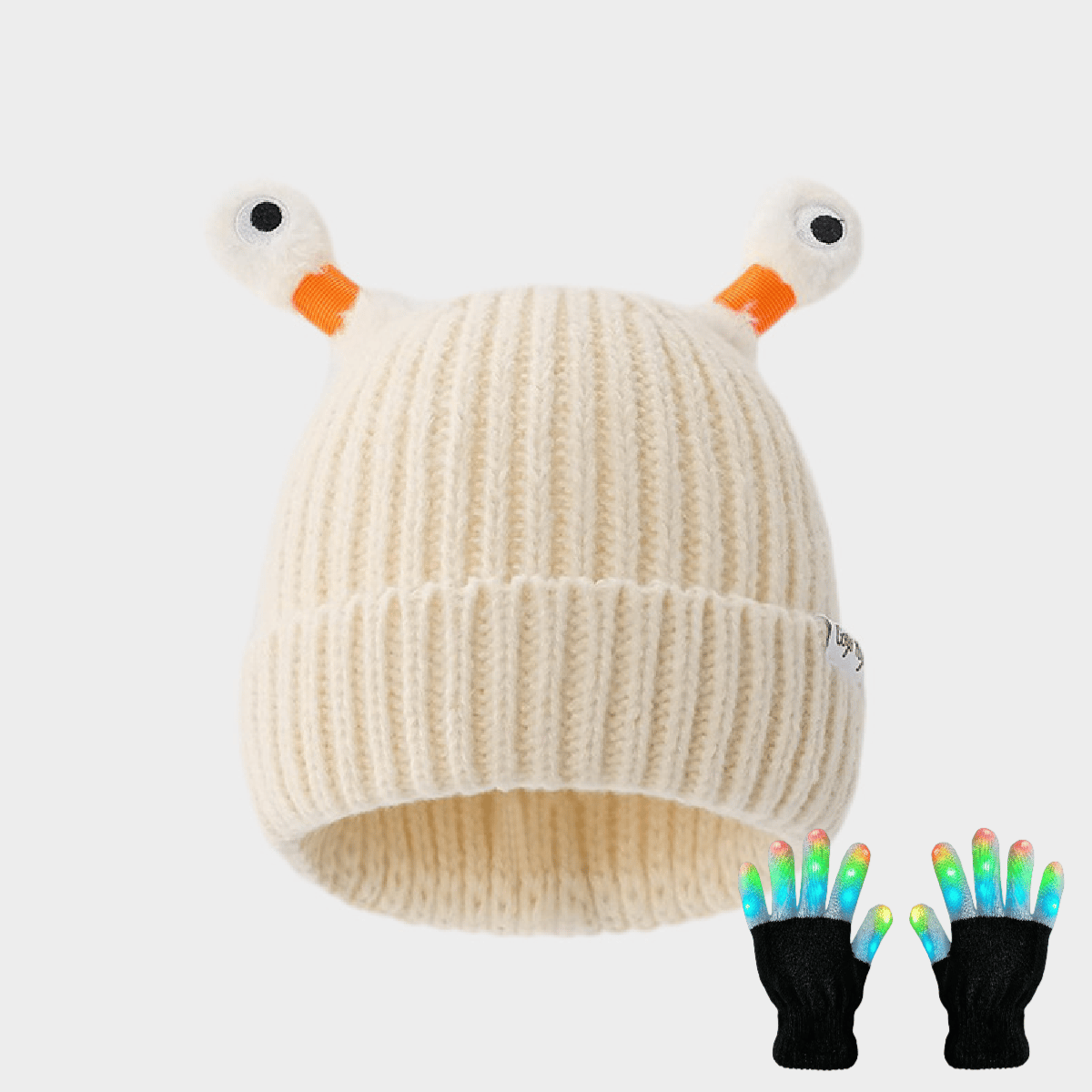 🔥HOT SALE - 49% OFF🔥Winter Parent-Child Cute Glowing Little Monster Knit Hat