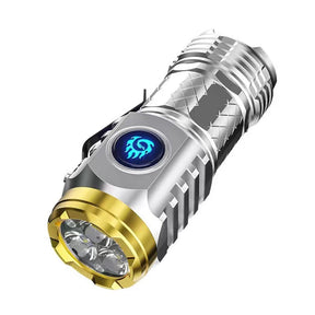 🔦German Three-eyed Monster Mini Flash Super Power Flashlight💥