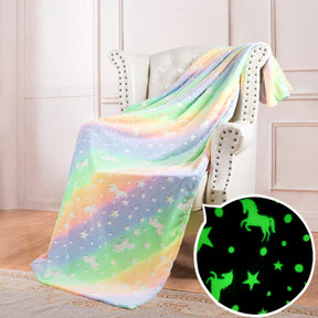 🔥Double sided flannel luminous blanket