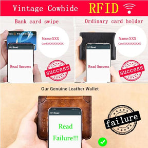 🔥 Last Day 49% OFF 💰Multi-functional RFID Blocking Waterproof Durable Genuine Leather Wallet🎁