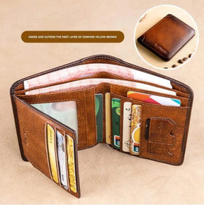 🔥 Last Day 49% OFF 💰Multi-functional RFID Blocking Waterproof Durable Genuine Leather Wallet🎁