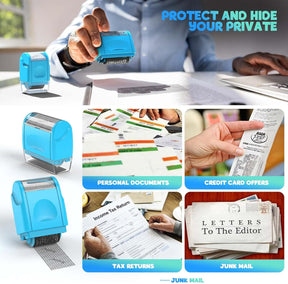 Identity Protection Roller Stamp - Keep Your Personal Information and ID Safe!