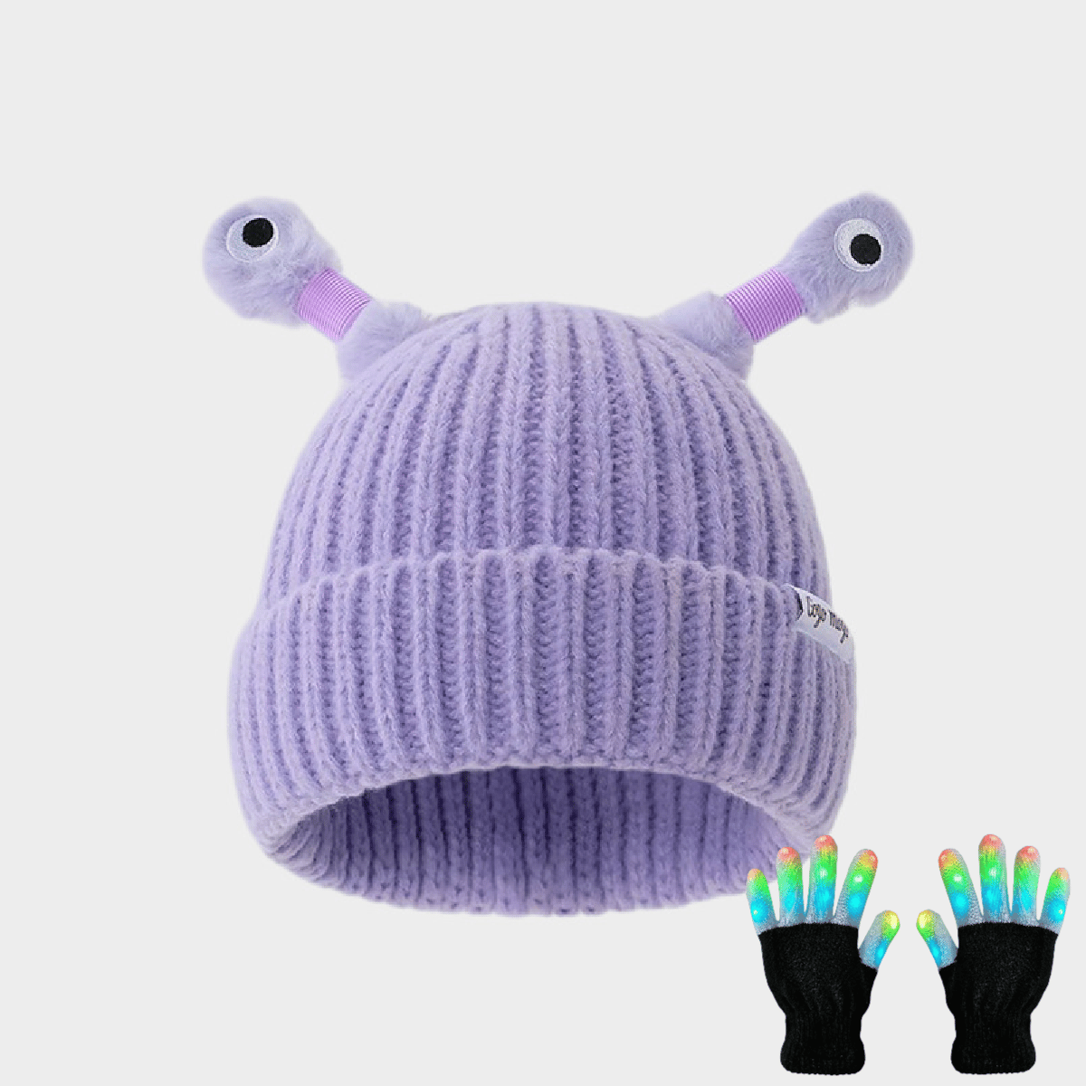 🔥HOT SALE - 49% OFF🔥Winter Parent-Child Cute Glowing Little Monster Knit Hat