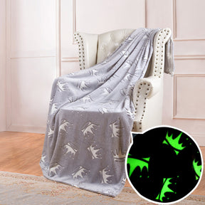 🔥Double sided flannel luminous blanket