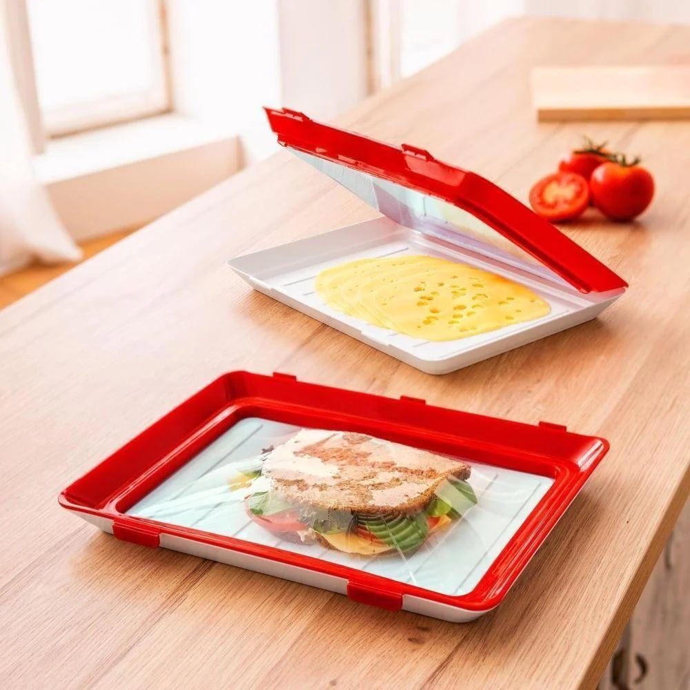 🔥Buy 3 Get 2 Free Today - Environmentally friendly design - Reusable Food Preserving Tray🥰