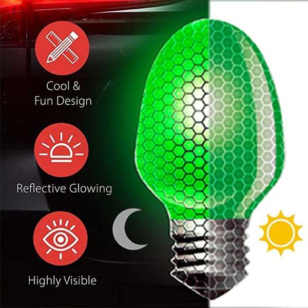 🔥Christmas pre-sale 50% OFF🔥Reflective Light Bulb Magnet Decorations