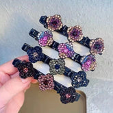 (🔥LAST DAY SALE🔥 50% OFF) Sparkling Crystal Stone Braided Hair Clips