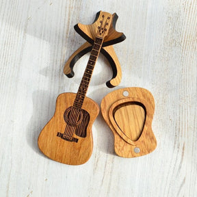 ⏰LAST DAY 49% OFF🎁Wooden Acoustic Guitar Pick Box🎸